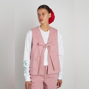 Damson madder vest with tie so cute!!!